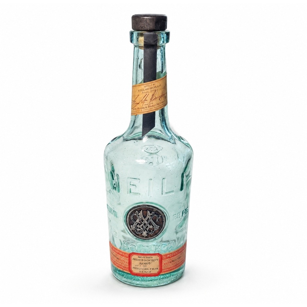 Pair of Meili Vodka Empty Bottle Jason Momoa Recycled Glass Green Montana Spirit - Picture 2 of 11